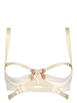 BORDELLE - TECHNO网布开襟胸罩 - LUISAVIAROMA - 奢侈品购物全球配送 - 佛罗伦萨