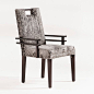 Chocolate Arm Chair 120 - ADRIANA HOYOS FURNISHINGS