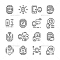 设置行智能手表——人造物体对象的图标Set Line Icons of Smart Watch - Man-made objects Objects应用程序、应用程序、时钟、设计师、装置显示、健身、小工具,一方面,健康,图标,说明,行,媒体、移动、轮廓,手机,屏幕,设置,智能对象,smartwatch,社交媒体、技术、时间、联系,用户界面,手表,耐磨,无线,手腕 app, application, clock, designer, device, display, fitness, gadget, han