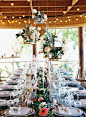 复古优雅的鸟笼创意设计，婚礼中的微观花园！+来自：婚礼时光——关注婚礼的一切，分享最美好的时光。#鸟笼悬挂桌花#