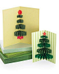 【圣诞快到啦】和大家分享几款圣诞亲子手工：10. 立体的圣诞树卡片，真可爱
