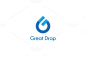 Great Drop - Letter G Logo by wopras on Creative Market