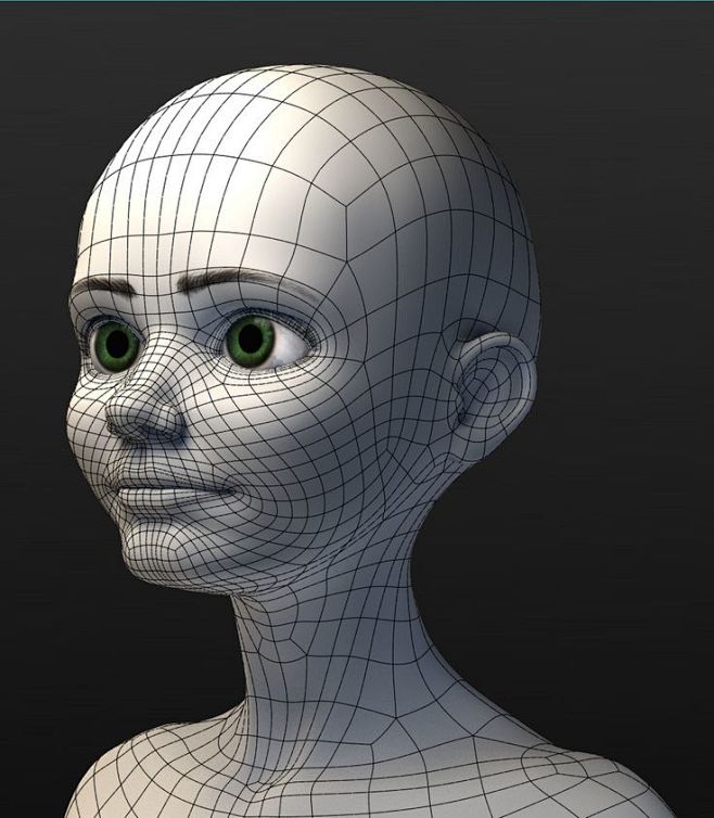 Female Head Topology