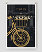 【海报 设计】——————————————绝美巴黎旅游海报系列