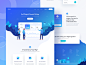 Sales Landing Page people icons saepul design web typography ui payment app creditcard debut payment buy sell salesforce sales dashboard people gradient website landingpage sales illustration