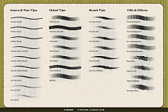 0-design采集到PS笔刷
