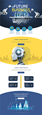 机器人未来商业科技虚拟现实VR网页网站海报PSD模版素材  (6)