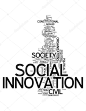 Word Cloud with Social Innovation related tags