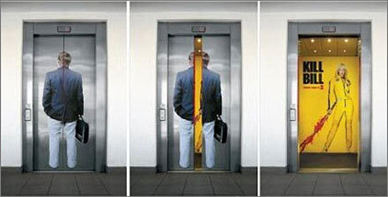 引爆眼球的电梯创意广告7