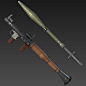 3d model rpg-7 launcher