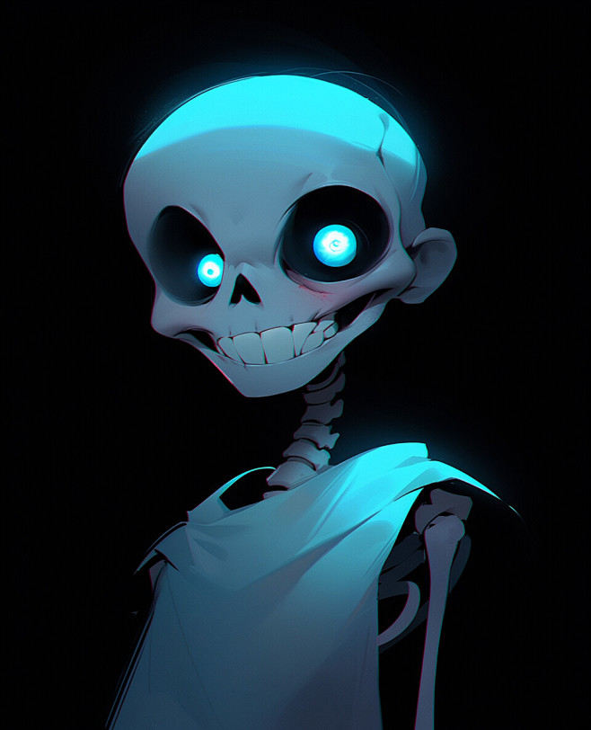 Skeleton boy