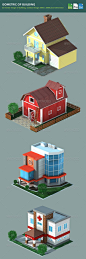 Isometric 3D Render of Building #GraphicRiver 3d render image of building…