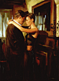 【油画】英国Rob Hefferan《向你靠近》