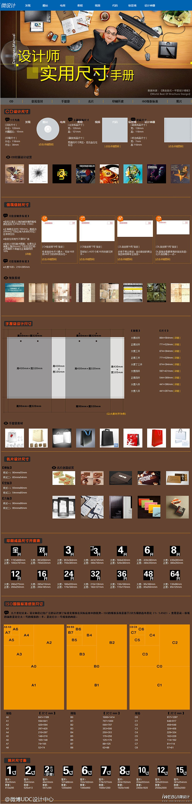 设计师实用尺寸手册 - 微设计_WEBU...