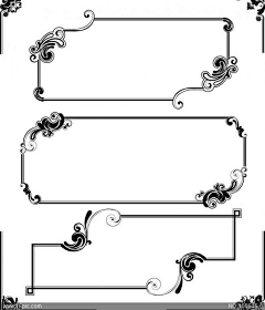 LavendersDream采集到欧式纹样线框