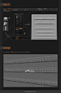 Displacement Map Tutorial, Matias Molero : The seams are usually very complicated when working the clothing in ZBrush, because there's very few resources and requires patience. On this quick tutorial you will learn to create your own seam alpha maps from 