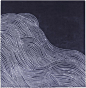 modernrugs.com Ocean Waves Doodle Blue Modern Rug: 