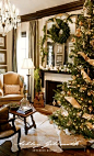 Ashley Gilbreath Design ::  Christmas Tree and Mantel