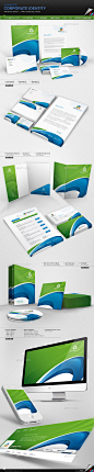 Corporate Identity - Financial Group - Stationery Print Templates
