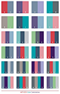 Color Schemes | Art Deco color schemes, color combinations, color palettes for print ...: 