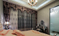 2013年卧室窗帘装修设计效果图集锦欣赏
