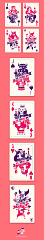 Mysteryland Playing Cards on Behance 扁平化 插画
