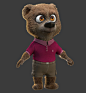 Teddy , Fellipe Beckman : Character developed for practice fur. Using Ornatrix and Vray for render.