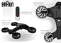 Braun - Midnight Drone : Using the brand research on Braun that i conducted together with the form language analysis i am task to design a completely newproduct for the company using their current style and form language. This new product however, must be