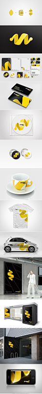 pinterest.com/fra411 #branding - Lemon Media brand identity: 