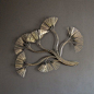 Curtis Jere Metal Wall Sculpture 1980s Flowering Branches Brass Wall Hanging on Etsy, $975.00: 