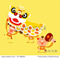 Chinese new year celebration and Lion Dance
