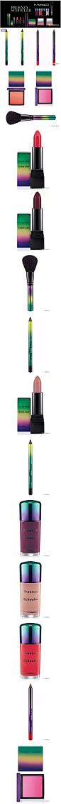 【MAC Cosmetics + Proenza Schouler】
各种高颜值美妆品牌玩跨界，包装竟然可以这么美~