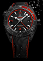Omega Seamaster Planet Ocean GMT Deep Black Watches In Ceramic Watch Releases 