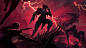 General 3840x2160 Legends of Runeterra League of Legends PC gaming fantasy art low-angle red artwork Zed (League of Legends)