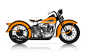 orange motorcycle #摩托车 / 踏板车#