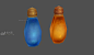玻璃瓶，红蓝药水，玻璃器皿，药瓶，透明玻璃瓶，药剂瓶 - 生活类 - 蜗牛模型网 - www.3dsnail.com
