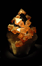 orange fluorite / Mineral Friends <3 | minerals and crystals | Pinter…