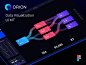 UI Kits : Orion is a set of stunning, modern widgets and graphics that are ideal for quickly creating dashboards with large data visualization and infographics. All screens are based on the system design. Components are created with autolayout, which allo