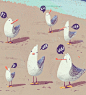 Seagulls!! on Behance