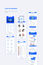 120+在线门诊预约医疗体检预约iOS应用app界面ui设计sketch模板下载