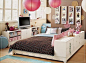 Tween Bedroom Ideas...and this one I think I'll keep for our room instead. My kids won't have tvs in their rooms.