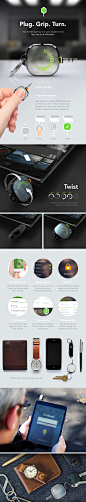 Key: A personal single sign-on device on Behance