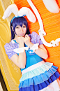 #Love Live!#园田海未清纯兔装Cosplay(2)|cosplay美女 - Emm美女图库