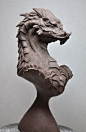 "Norther King" Dragon Bust 2 by *AntWatkins on deviantART