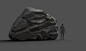 Modular Rocks, Alen Vejzovic : Another pile of rocks .  
These are a bit stylized in shapes and pretty sharp.
Fully modular sculpted in Zbrush all around.

https://www.artstation.com/vejza/store/B1D/modular-rocks