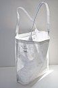 An exploration in how we distribute and follow objects. Initial prototypes used a QR code plus web interface system to record and track the story of each bag. Subsequent prototype made of Tyvek. The u...