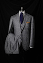 Fox Brothers Prince of Wales three-piece, by B&Tailor