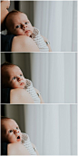 Beautiful natural light newborn photos at home with baby Max in Hammersmith, London