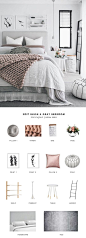 Copy Cat Chic Room Redo | Soft Blush and Gray Bedroom | Copy Cat Chic | Bloglovin’