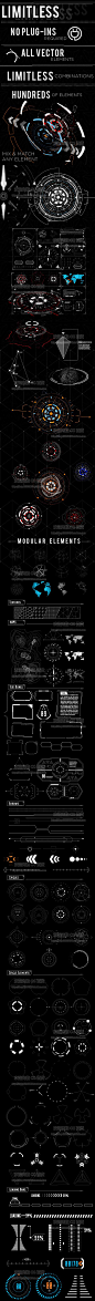 第四季 AE模版 HUD高科技信息化动态UI元素包-淘宝网